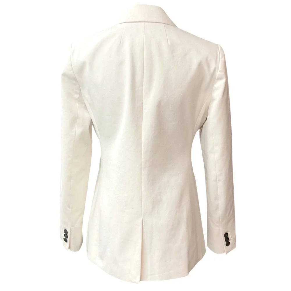 J.‎ Crew Women's Bi Stretch Collared Long Sleeve Office Minimalist Blazer Size 6